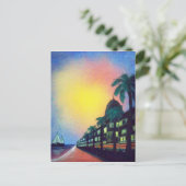 Tropische Nächte Postkarte (Stehend Vorderseite)