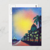Tropische Nächte Postkarte (Vorne/Hinten)