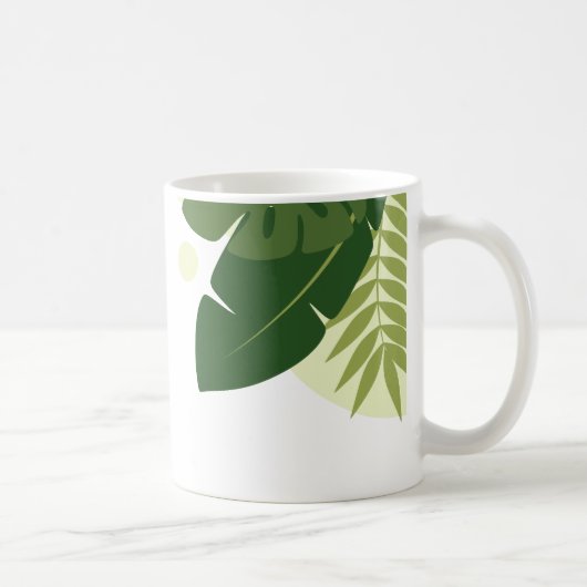 tropische Natur Kaffeetasse (Rechts)