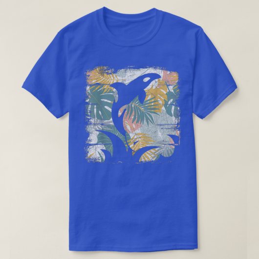 Tropische Natur Muster Exotische Sommerferien T-Shirt (Design vorne)