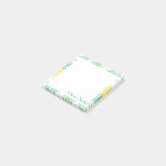 Tropische niedliche Post-it Note Post-it Klebezettel (angewinkelt)