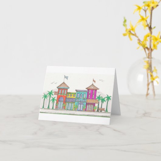 Tropische Notecards Karte (Gelbe Blume)