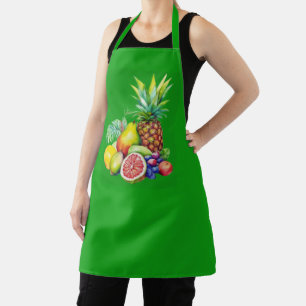 Tropische Obstcollage Schürze