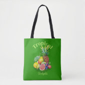 Tropische Obstcollage Tasche (Vorderseite)