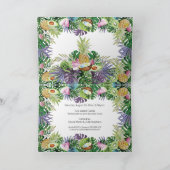 Tropische Obstgärten Sommer Süß 16 Party Einladung (Innenseite)