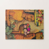 Tropische Obstverkäufer Puzzle (Horizontal)