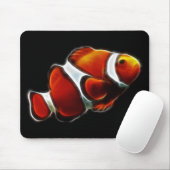 Tropische orange Clownfish Clown-Fische Mousepad (Mit Mouse)