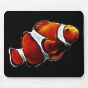 Tropische orange Clownfish Clown-Fische Mousepad