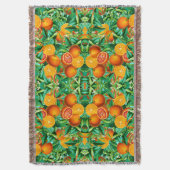 TROPISCHE ORANGELEGENHEITEN IM BLANKET DECKE (Vorderseite Vertikal)