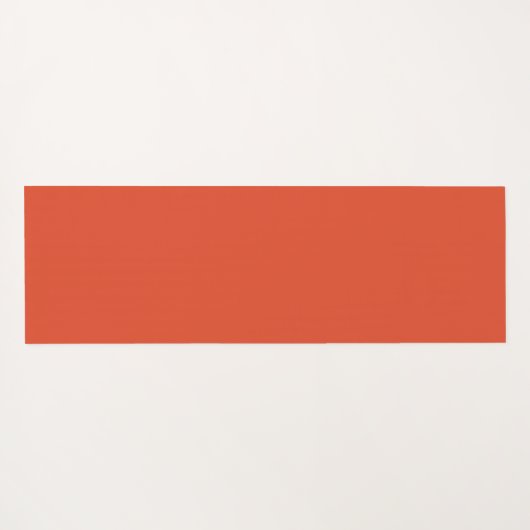 Tropische Orangen und Blätter Muster Mit Monogramm Yogamatte (Rückseite (Horizontal))