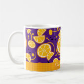 Tropische Orangenscheiben Wedges Zitrusfrüchte Kaffeetasse (Links)