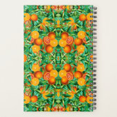 TROPISCHE ORANGES KRAWATTE DER MÄNNER PLANER (Rückseite)