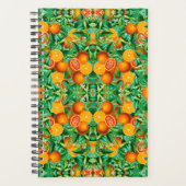 TROPISCHE ORANGES KRAWATTE DER MÄNNER PLANER (Vorderseite)