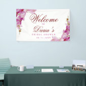 Tropische Orchid-Foto-Drop-Tapestry Banner (Messeveranstaltung)