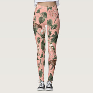 Tropische Orchidee, Schmetterlinge: exotische Wass Leggings