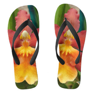 Tropische Orchideen Badesandalen