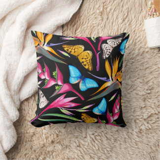 Tropische Orchideen Kissen