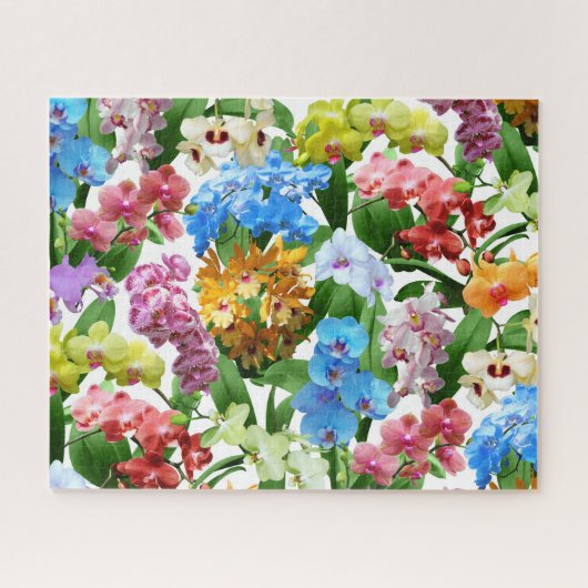 Tropische Orchideen Puzzle (Horizontal)