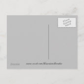 Tropische Orchideen Save the Date Ankündigungspostkarte (Rückseite)