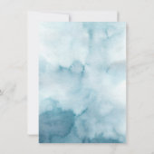 Tropische Ozean-Dolphin-Babydusche Einladung (Rückseite)