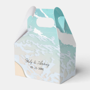 Tropische Ozean-Insel-Hochzeitsfeier-Geschenk Geschenkschachtel