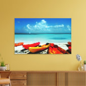 Tropische Ozean Kayak Leinwand (Insitu (Wohnzimmer))