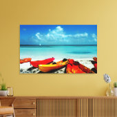 Tropische Ozean Kayak Leinwand (Insitu (Wohnzimmer))