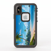 Tropische Ozeaninsel Sandstrand Ufer (Rückseite)