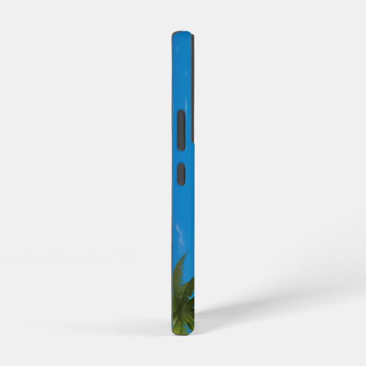 Tropische Ozeaninsel Sandstrand Ufer  Samsung Galaxy Hülle (Rechte Seite)