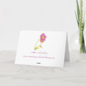 Tropische Ozeanschule für Fische - Blankokarte Karte (Rückseite)