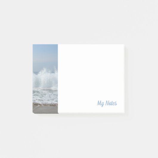 Tropische Ozeanwellen Post-it Klebezettel (Vorderseite)