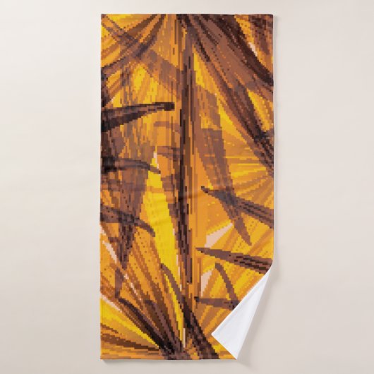 Tropische Palm-Blätter Badehandtuch (Badehandtuch)