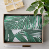 Tropische Palm Blätter Dekoupage Tissue Seidenpapier (Geschenk)