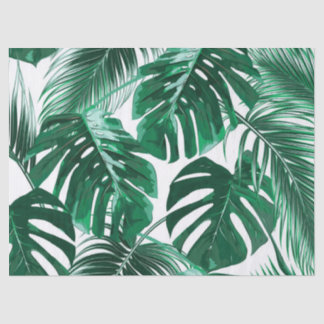 Tropische Palm Blätter Dekoupage Tissue Seidenpapier