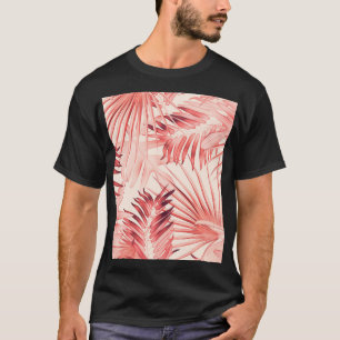 Tropische Palm-Blätter, hawaiianisches Stilmuster. T-Shirt