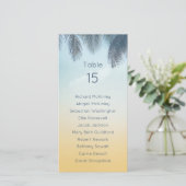 Tropische Palm-Blätter Hochzeitskarte (Stehend Vorderseite)