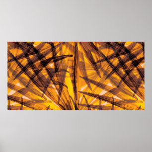 Tropische Palm-Blätter Poster