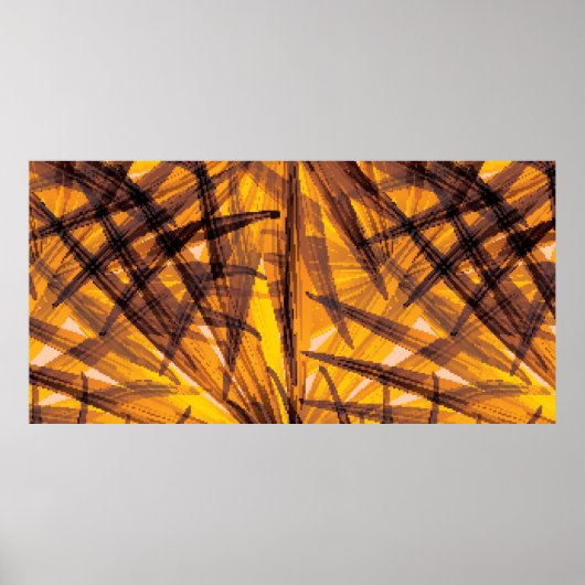 Tropische Palm-Blätter Poster (Vorne)