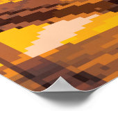 Tropische Palm-Blätter Poster (Ecke)