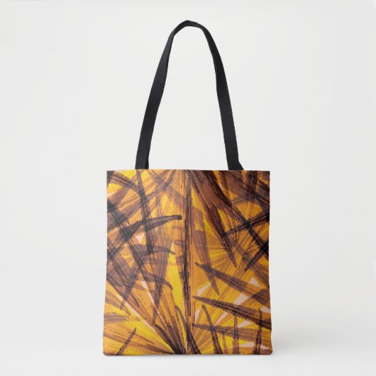 Tropische Palm-Blätter Tasche (Vorderseite)