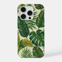 Tropische Palm- & Monstera-Blätter Botanisches Han
