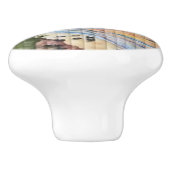 TROPISCHE PALMBÄUME STRANDSTRÄNDE KERAMIKKNAUF (Seitenansicht)