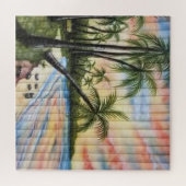 TROPISCHE PALMBÄUME STRANDSTRÄNDE PUZZLE (Horizontal)