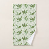 Tropische Palmblätter Badhandtuch Set (Handtuch)