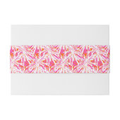 Tropische Palmblätter Einladungsbanderole (Rückseitenbeispiel)