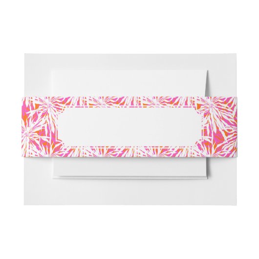 Tropische Palmblätter Einladungsbanderole (Vorderseite Beispiel)