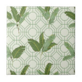 Tropische Palmblätter Fliese (Vorderseite)