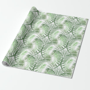 Tropische Palmblätter Geschenkpapier