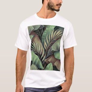 Tropische Palmblätter, handgezeichnete 3D-Illustra T-Shirt
