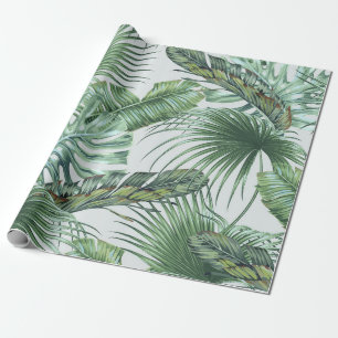 Tropische Palmblätter, Monstera, Bananenblatt, Dsc Geschenkpapier